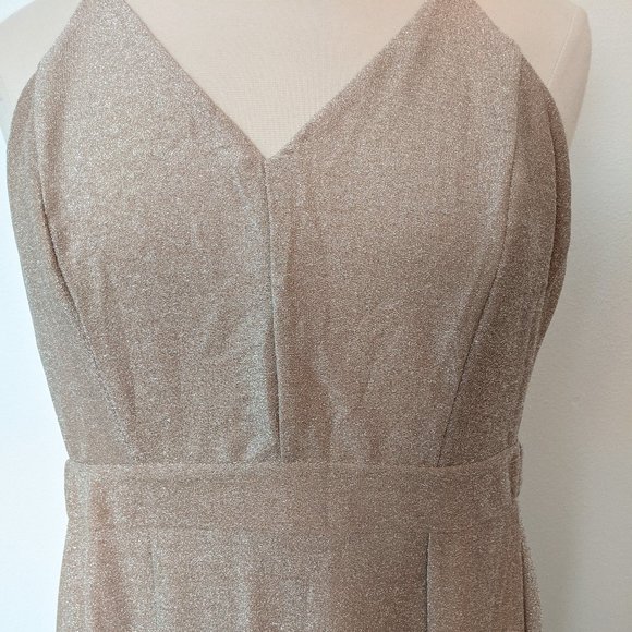 Party! Nude Shimmer Maxi Dress -Last one! - Picture 6 of 7